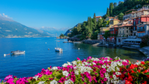 Specutacular view in lake Como